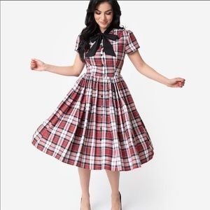 NWT UV Plaid Swing Dress size 14/XL